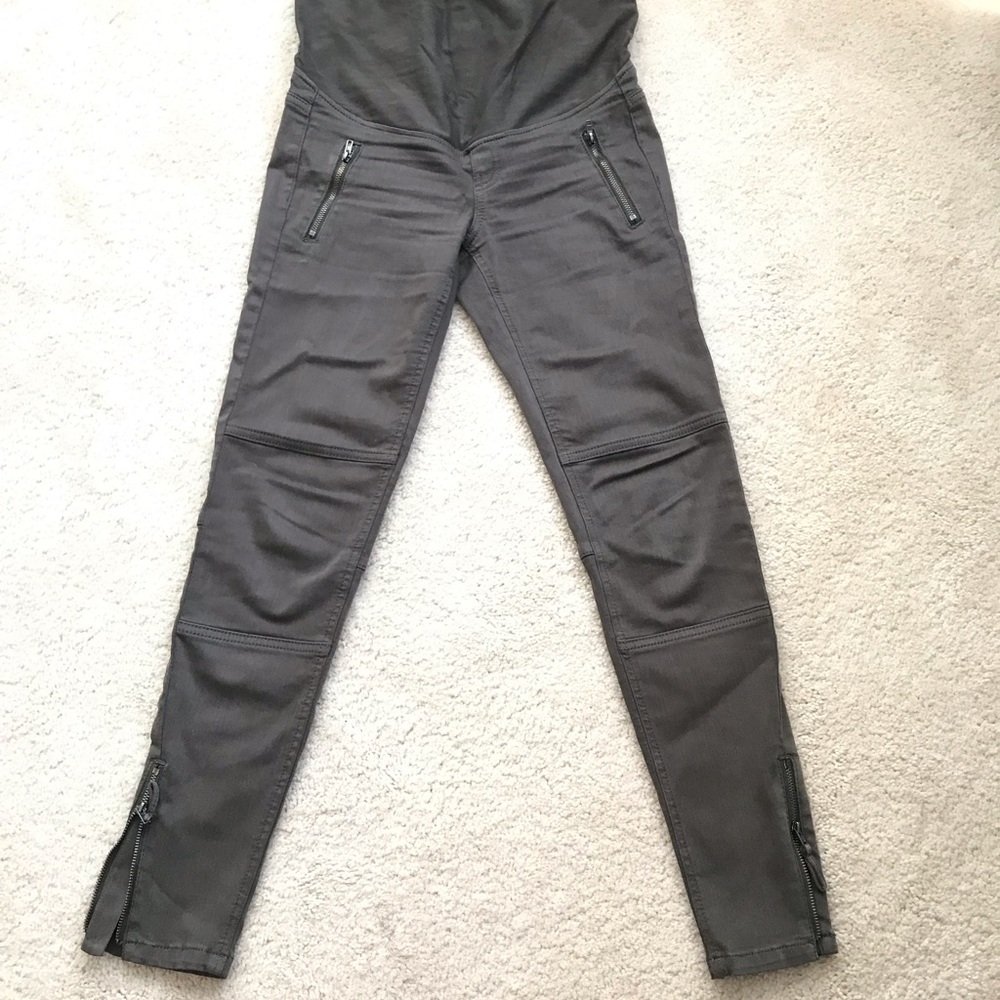 H&M skinny military maternity leggings